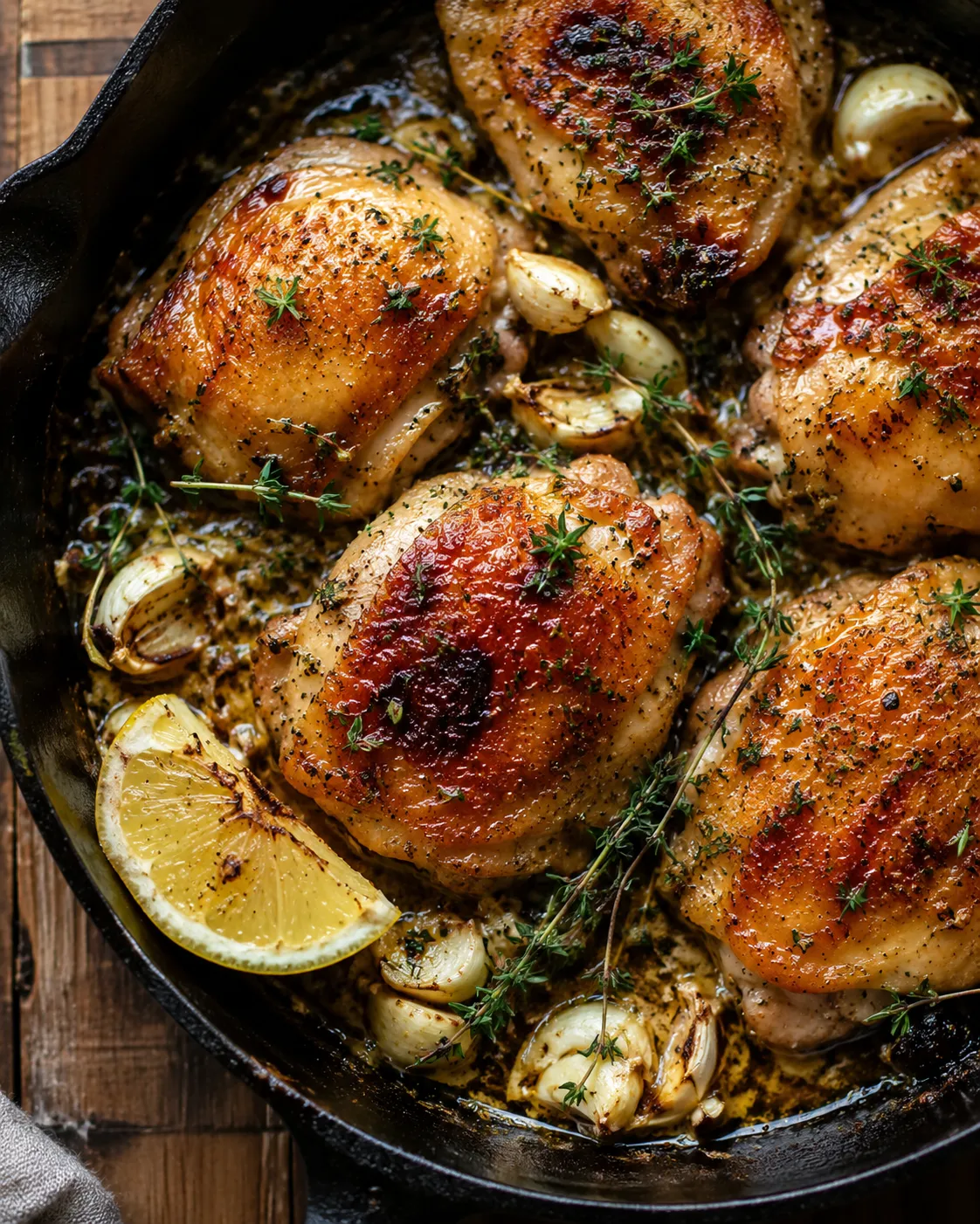 Crispy Garlic Butter Chicken Thighs: The Weeknight Dinner That Tastes Like a Sunday One