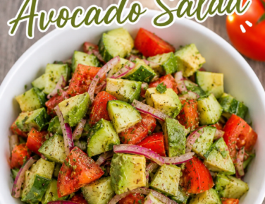 Cucumber Tomato Avocado Salad