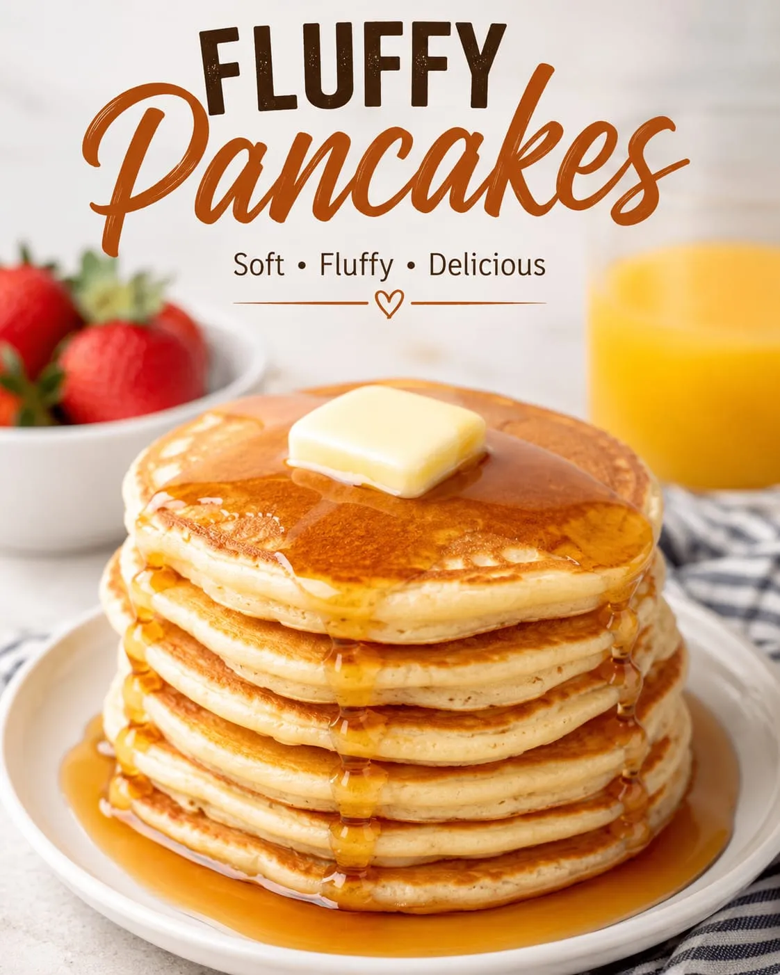 Fluffy Buttermilk Pancakes