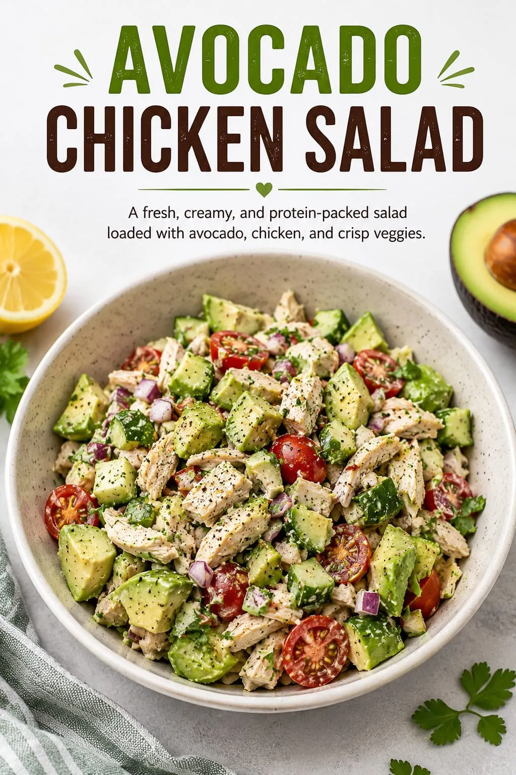 Avocado Chicken Salad