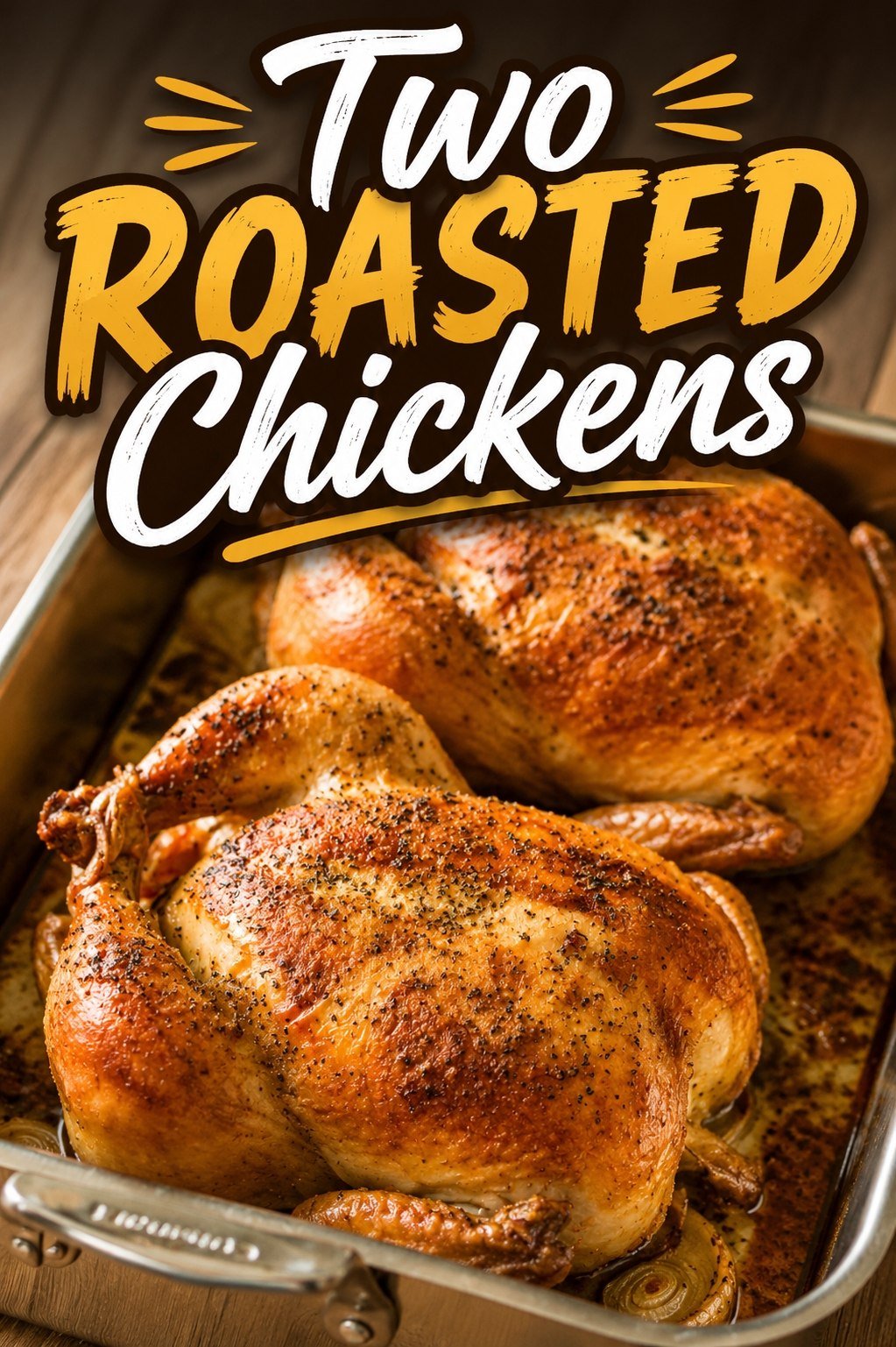 Two Whole Roasted Chickens